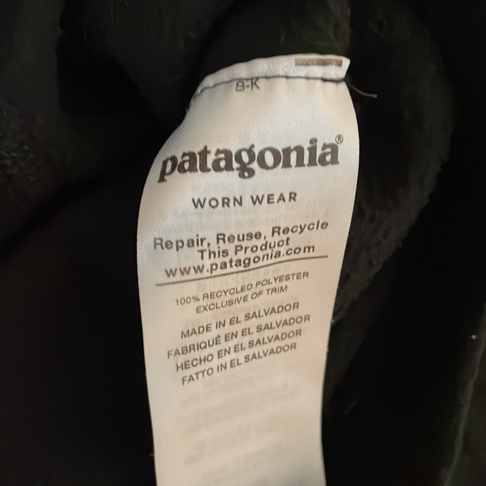 Patagonia Fleece Lined Quarter Zip Sweater S - Picture 7 of 7